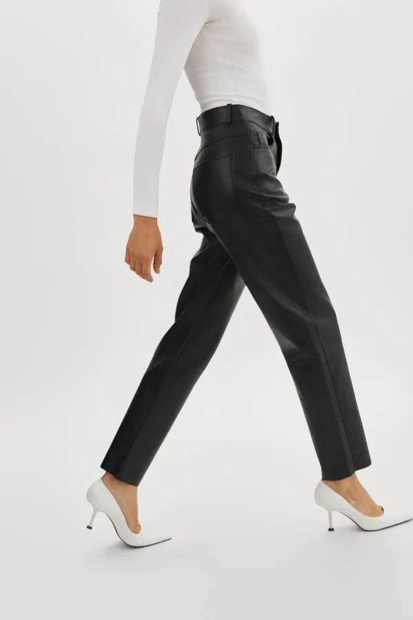 LAMARQUE Pants&Shorts | ADELINE | Leather Jeans Black
