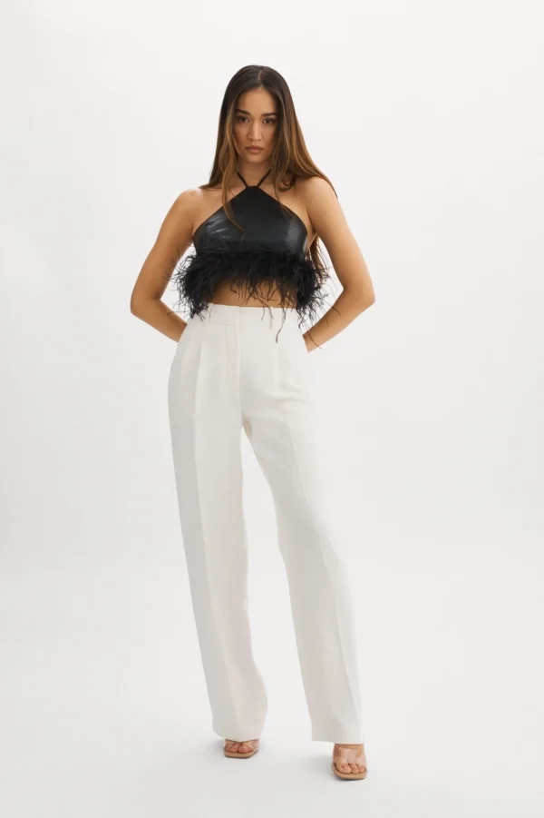 LAMARQUE Tops | AISSA | Halter Top Black