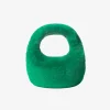 LAMARQUE Accessories | ALIX | Mini Faux Fur Hobo Bag VIBRANT GREEN