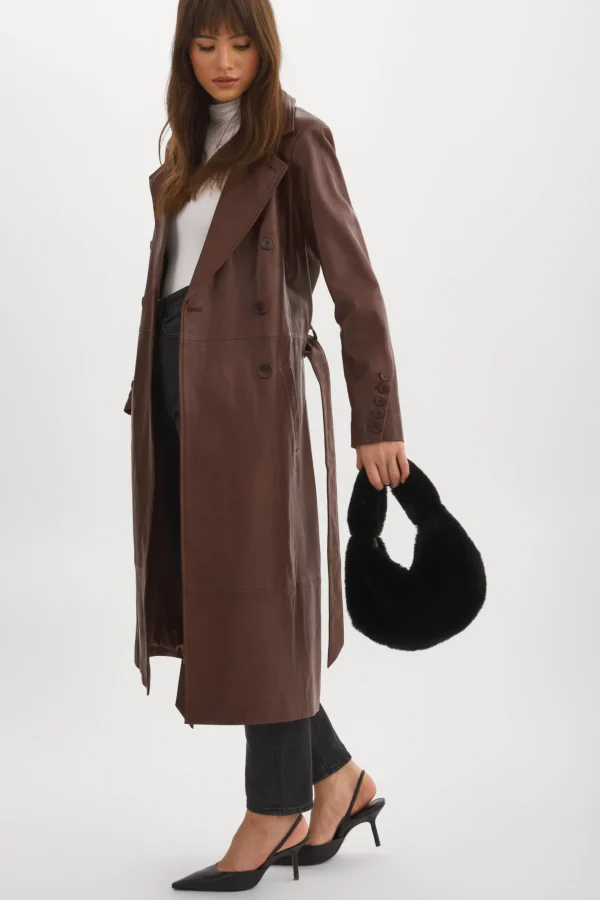 LAMARQUE Accessories | ALIX | Mini Faux Fur Hobo Bag Black
