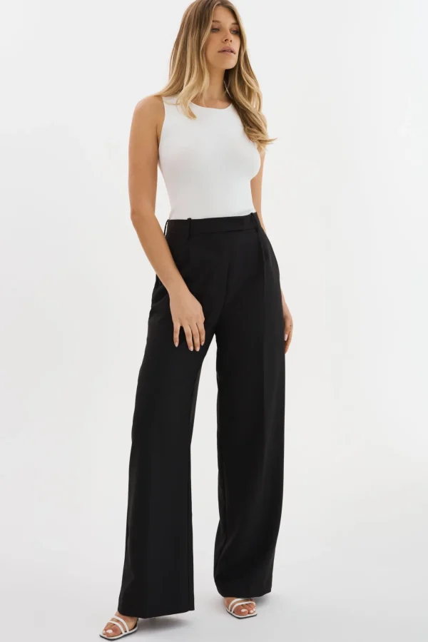 LAMARQUE Tops | AMBRA | Rib Knit Tank Top White