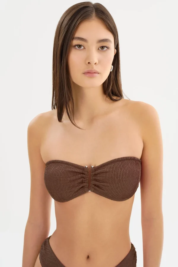 LAMARQUE Swim | ANALISA TOP | Bandeau Bikini Chestnut