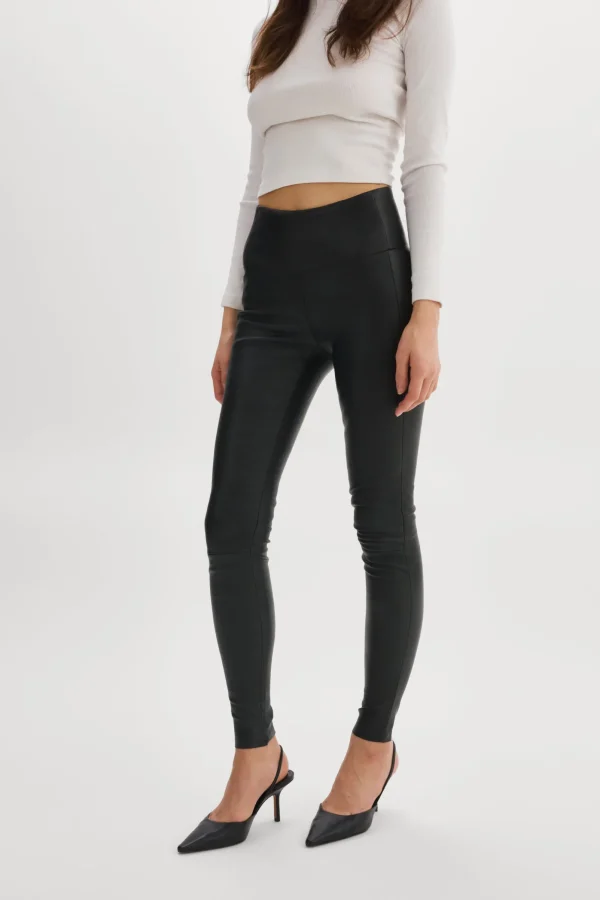 LAMARQUE Pants&Shorts | ANI | Leather Leggings Black
