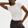 LAMARQUE Pants&Shorts | ANIKA | Leather High-Waisted Shorts Black