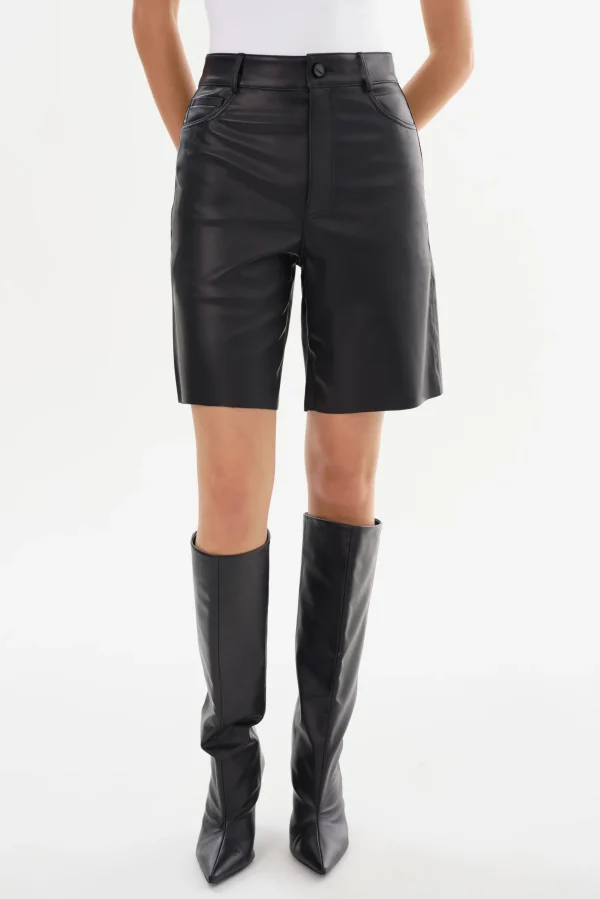 LAMARQUE Pants&Shorts | ARAE | Faux Leather Shorts Black