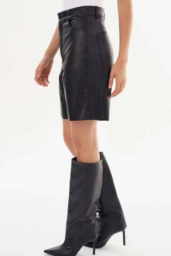 LAMARQUE Pants&Shorts | ARAE | Faux Leather Shorts Black