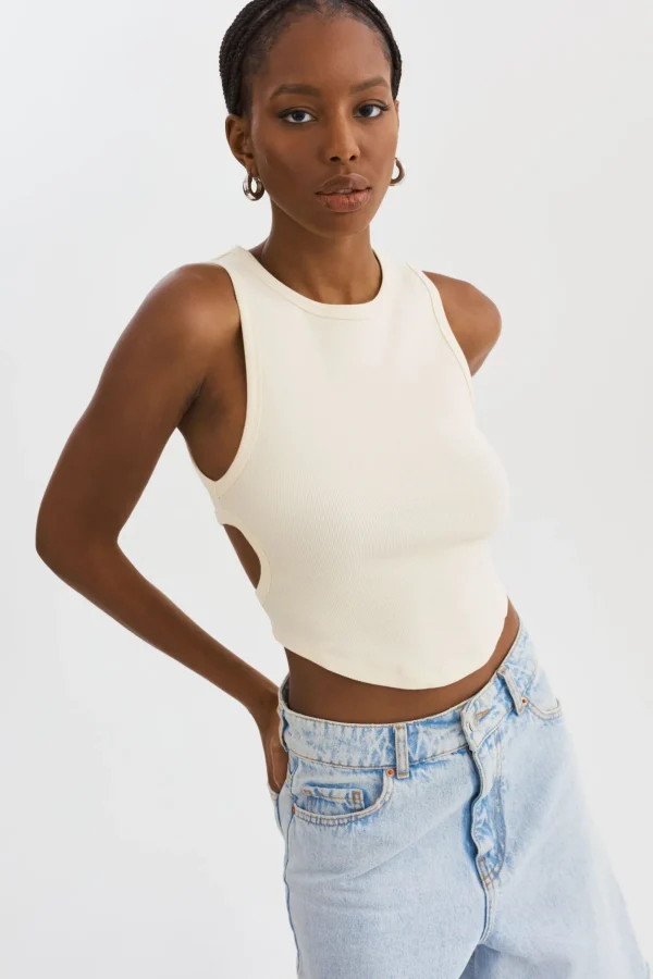 LAMARQUE Tops | ARDA | Tank Top Lemon Icing