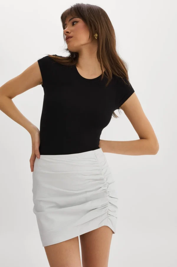LAMARQUE Skirts | ARICIA | Ruched Skirt White