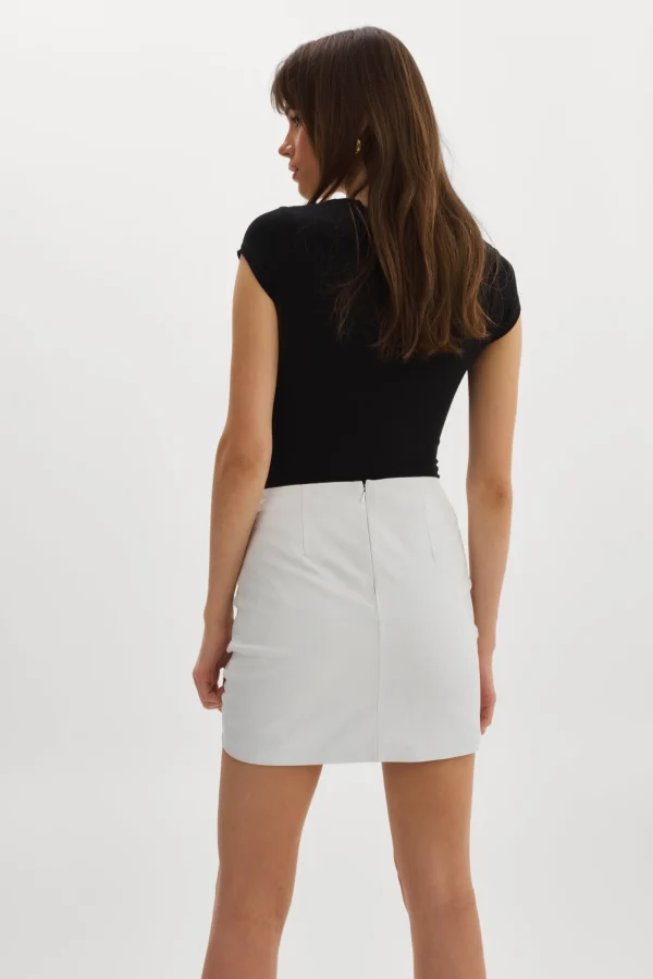 LAMARQUE Skirts | ARICIA | Ruched Skirt White