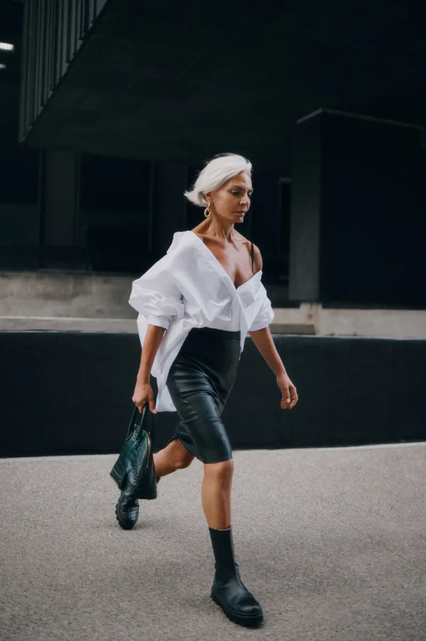 LAMARQUE Skirts | AVANA | Leather Pencil Skirt Black