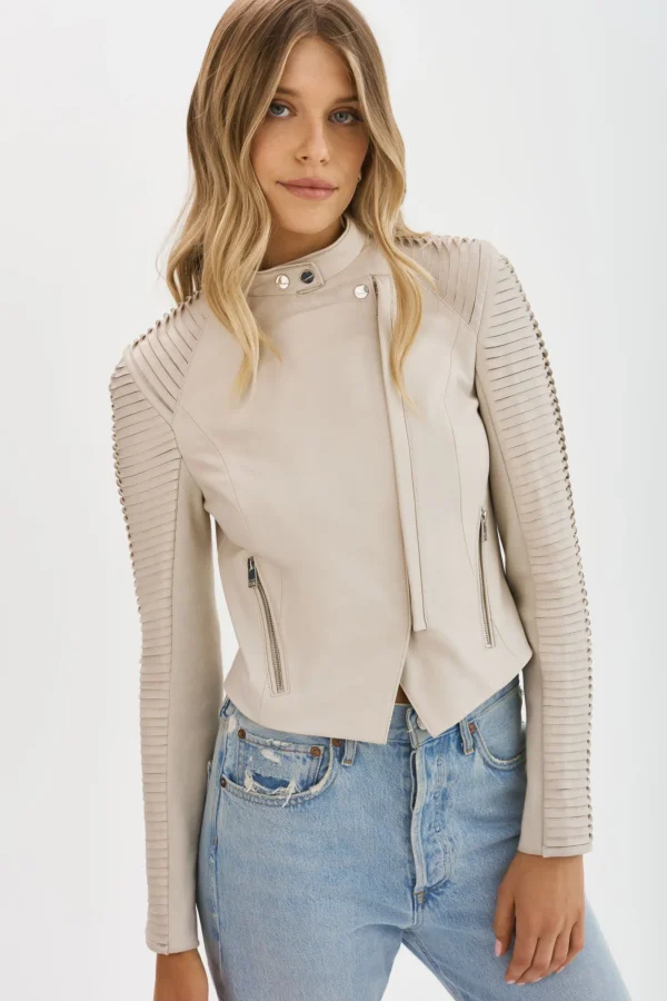 LAMARQUE Leather Jackets | AZRA | Leather Jacket Bone