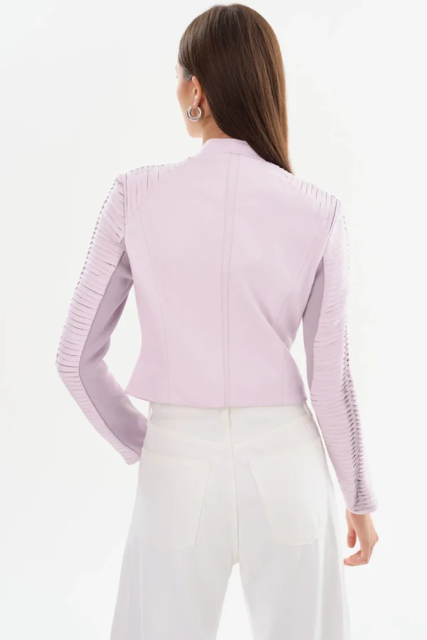 LAMARQUE Leather Jackets | AZRA | Leather Jacket Lavender