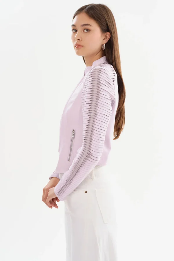 LAMARQUE Leather Jackets | AZRA | Leather Jacket Lavender