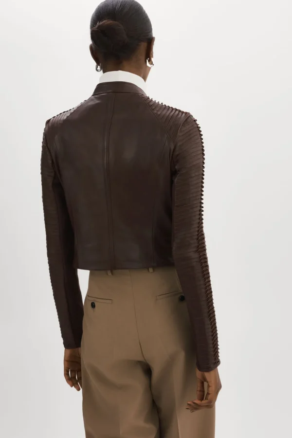 LAMARQUE Leather Jackets | AZRA | Leather Jacket Mahogany