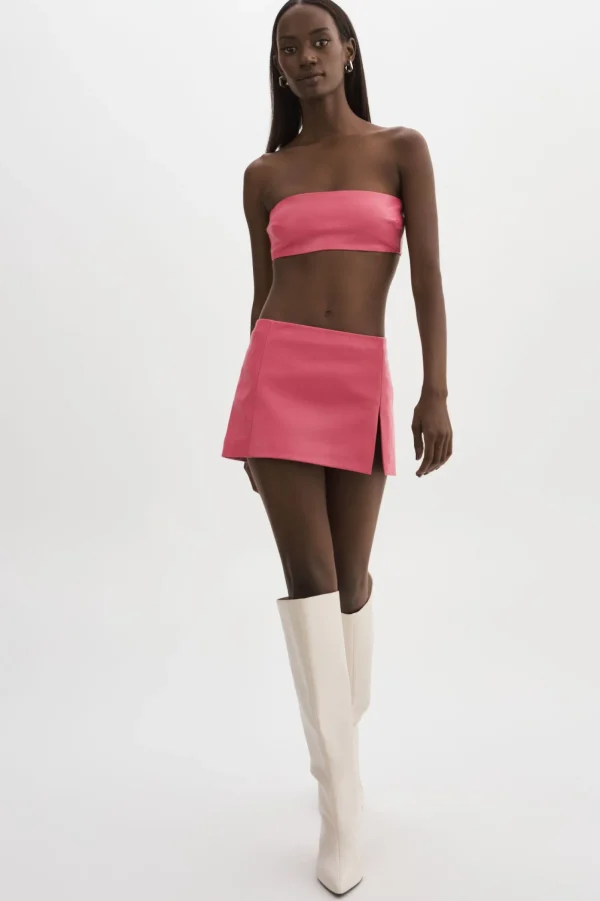 LAMARQUE Tops | BERNADINE | Leather Bandeau Rosie