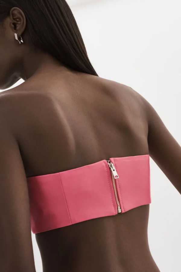 LAMARQUE Tops | BERNADINE | Leather Bandeau Rosie