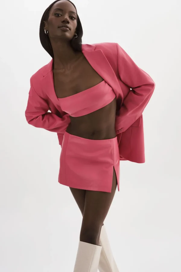 LAMARQUE Tops | BERNADINE | Leather Bandeau Rosie