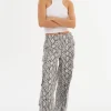 LAMARQUE Pants&Shorts | BOBBI | Faux Leather Cargo Pants Python Print