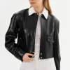 LAMARQUE Coats&Jackets | Leather Jackets | BRAYLIN | Faux Leather Jacket Black