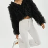 LAMARQUE Coats&Jackets | BRITNY | Ruffle Tulle Jacket Black