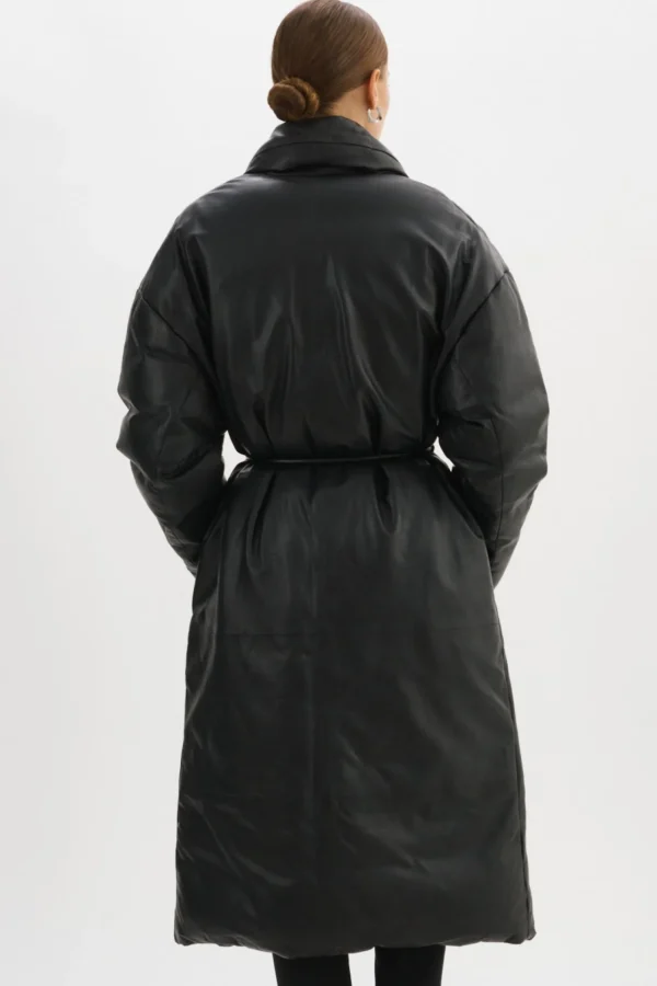 LAMARQUE Coats&Jackets | Leather Jackets | CATALINA | Oversized Leather Blanket Coat Black