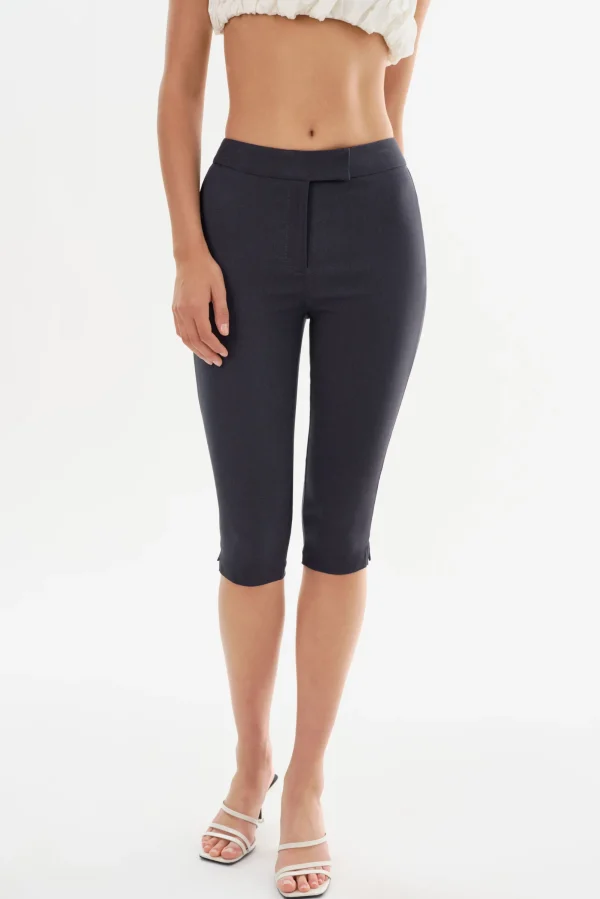 LAMARQUE Pants&Shorts | CELINE | Stretch Twill Capri Heather Navy