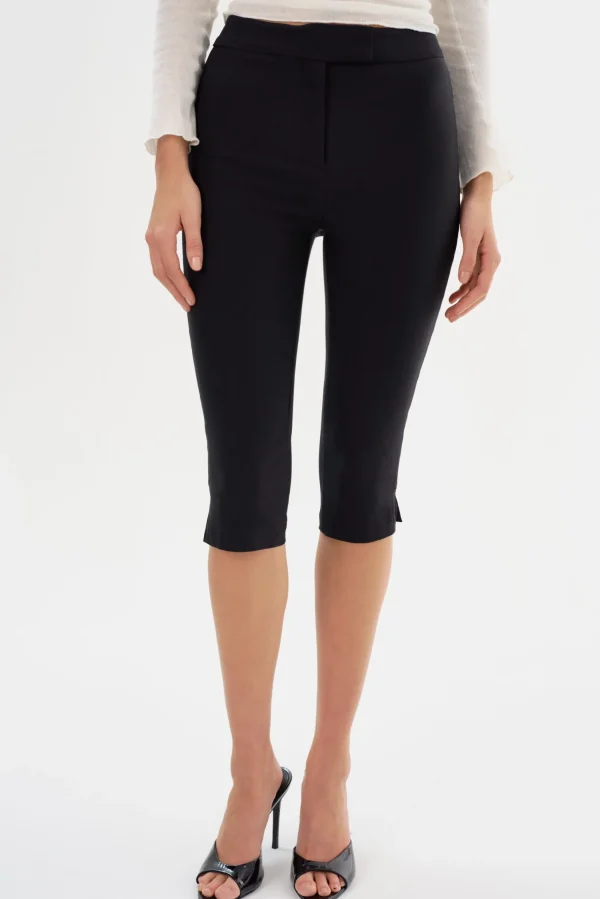 LAMARQUE Pants&Shorts | CELINE | Stretch Twill Capri Black