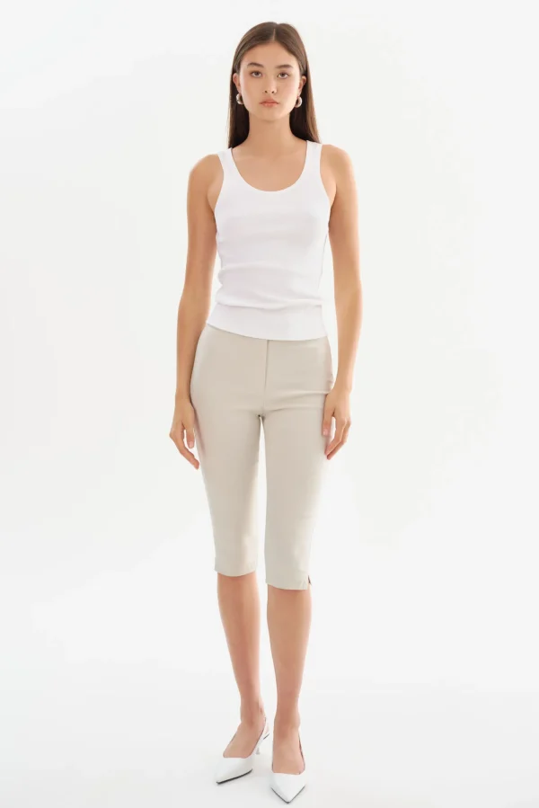 LAMARQUE Pants&Shorts | CELINE | Stretch Twill Capri Birch