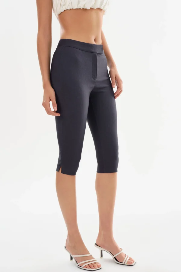 LAMARQUE Pants&Shorts | CELINE | Stretch Twill Capri Heather Navy