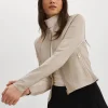 LAMARQUE Leather Jackets | CHAPIN | Reversible Leather Bomber Bone