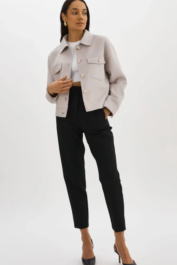LAMARQUE Coats&Jackets | CHRISTINE | Wool Jacket FEATHER GREY