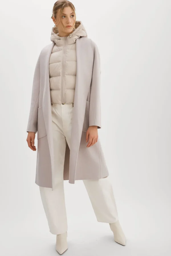 LAMARQUE Coats&Jackets | DELMA | Quilted Nylon Dickey Oat