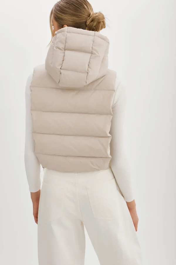 LAMARQUE Coats&Jackets | DELMA | Quilted Nylon Dickey Oat