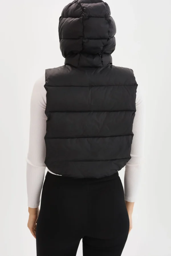 LAMARQUE Coats&Jackets | DELMA | Quilted Nylon Dickey Black