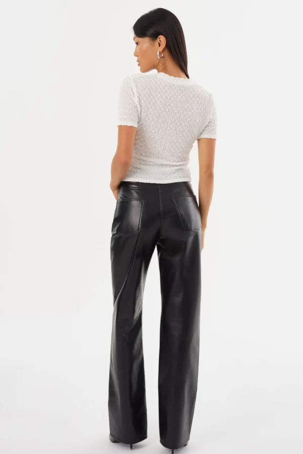 LAMARQUE Pants&Shorts | DEMORA | Recycled Leather Pants Black