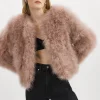 LAMARQUE Coats&Jackets | DEORA | Feather Jacket Dusty Rose