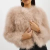 LAMARQUE Coats&Jackets | DEORA | Feather Jacket Doeskin