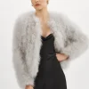 LAMARQUE Coats&Jackets | DEORA | Feather Jacket Light Grey
