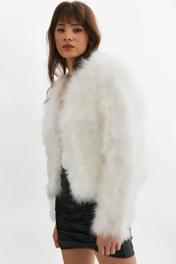 LAMARQUE Coats&Jackets | DEORA | Feather Jacket White