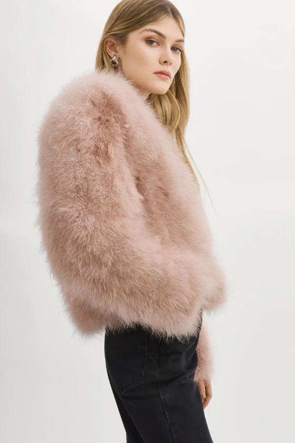 LAMARQUE Coats&Jackets | DEORA | Feather Jacket Dusty Rose