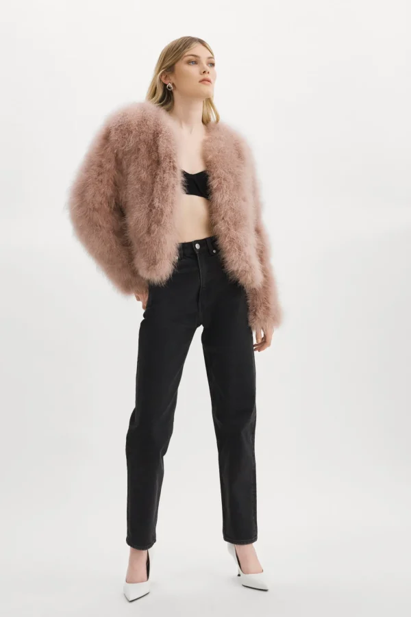 LAMARQUE Coats&Jackets | DEORA | Feather Jacket Dusty Rose