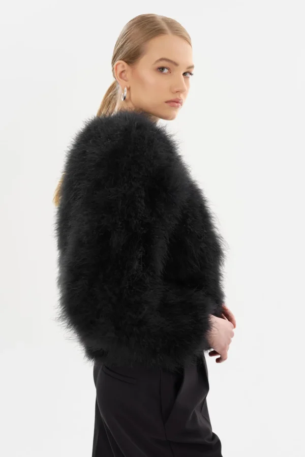 LAMARQUE Coats&Jackets | DEORA | Feather Jacket Black