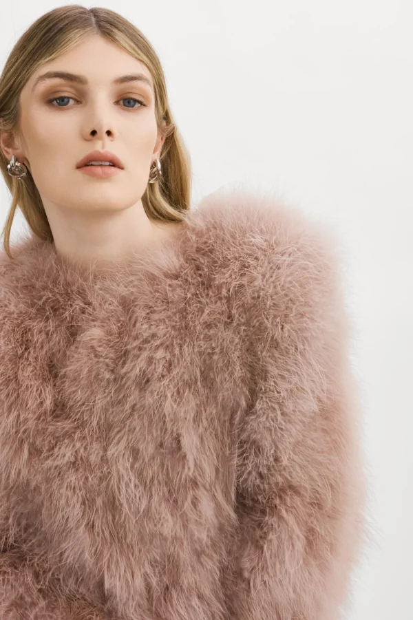 LAMARQUE Coats&Jackets | DEORA | Feather Jacket Dusty Rose
