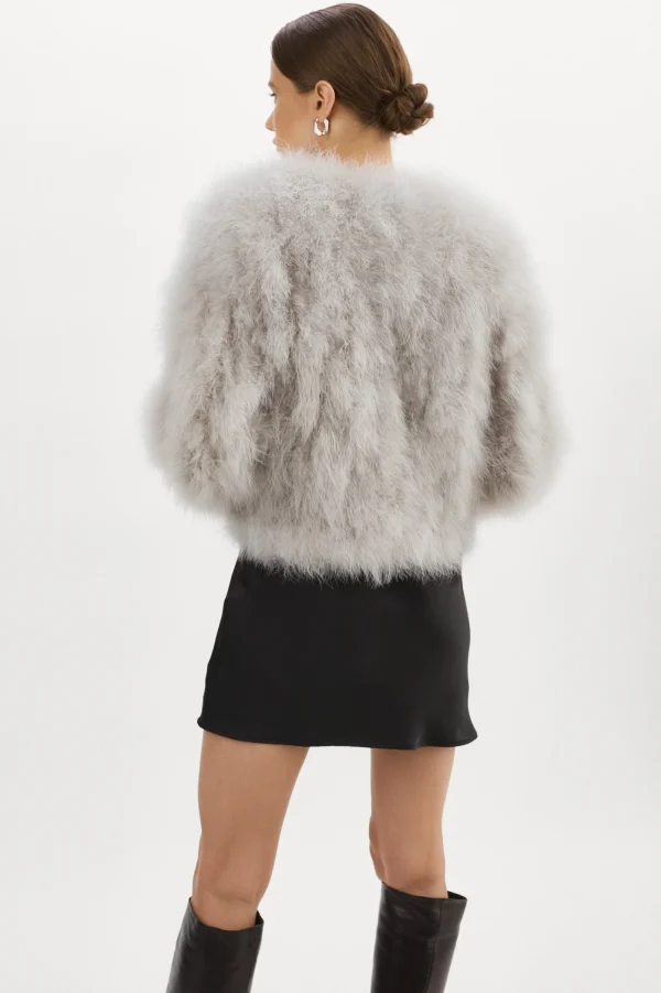 LAMARQUE Coats&Jackets | DEORA | Feather Jacket Light Grey