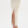 LAMARQUE Skirts | EILEEN | Faux Leather Maxi Skirt Bone