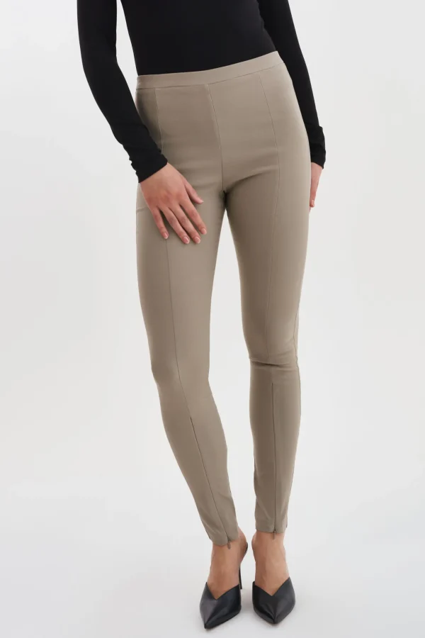 LAMARQUE Pants&Shorts | ELAINE | Twill Leggings Wood Bridge