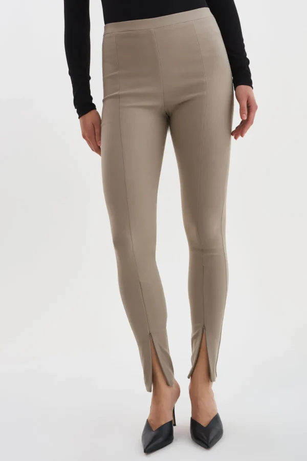 LAMARQUE Pants&Shorts | ELAINE | Twill Leggings Wood Bridge