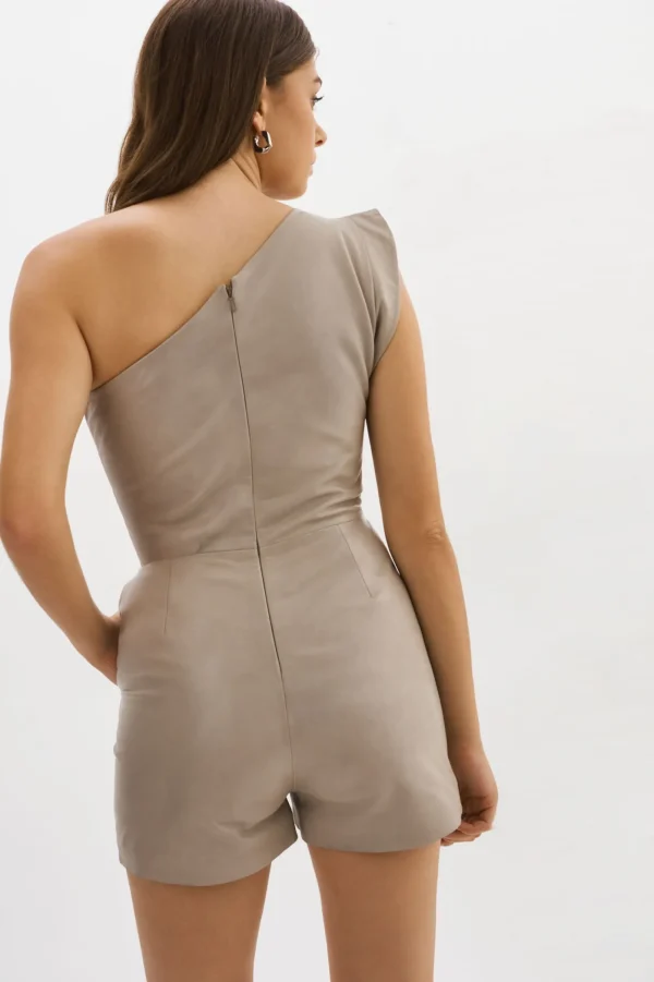 LAMARQUE Dresses | Pants&Shorts | ELITA | Leather Romper Stone 23