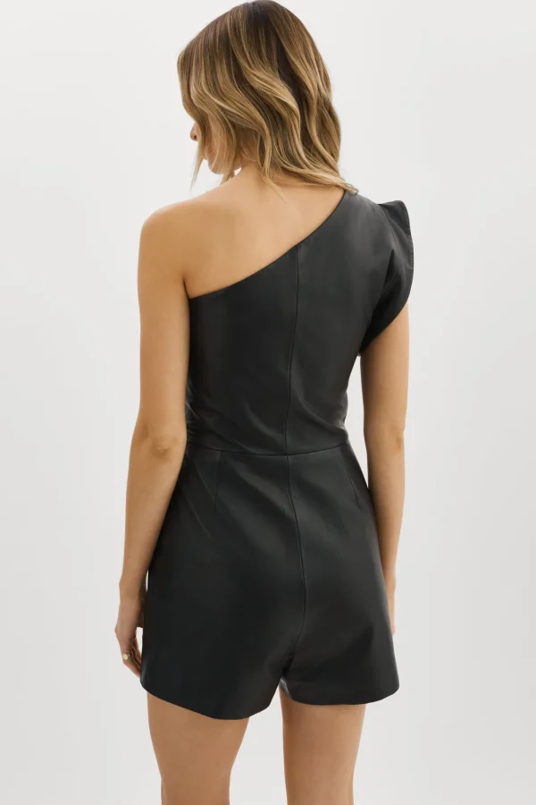 LAMARQUE Dresses | Pants&Shorts | ELITA | Leather Romper Black