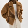LAMARQUE Coats&Jackets | ELODY | Faux Fur Jacket Mocha/Brown